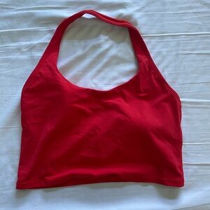 Athleta cropped halter bra